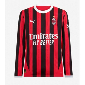 AC Milan Domácí Dres 2024-25 Dlouhý Rukáv